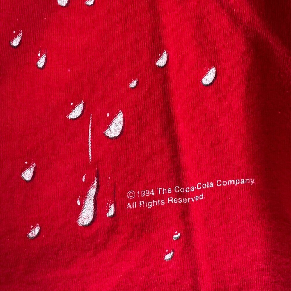 Vintage 1994 Coca Cola T Shirt Single Stitch Coke Tee - Picture 3 of 6